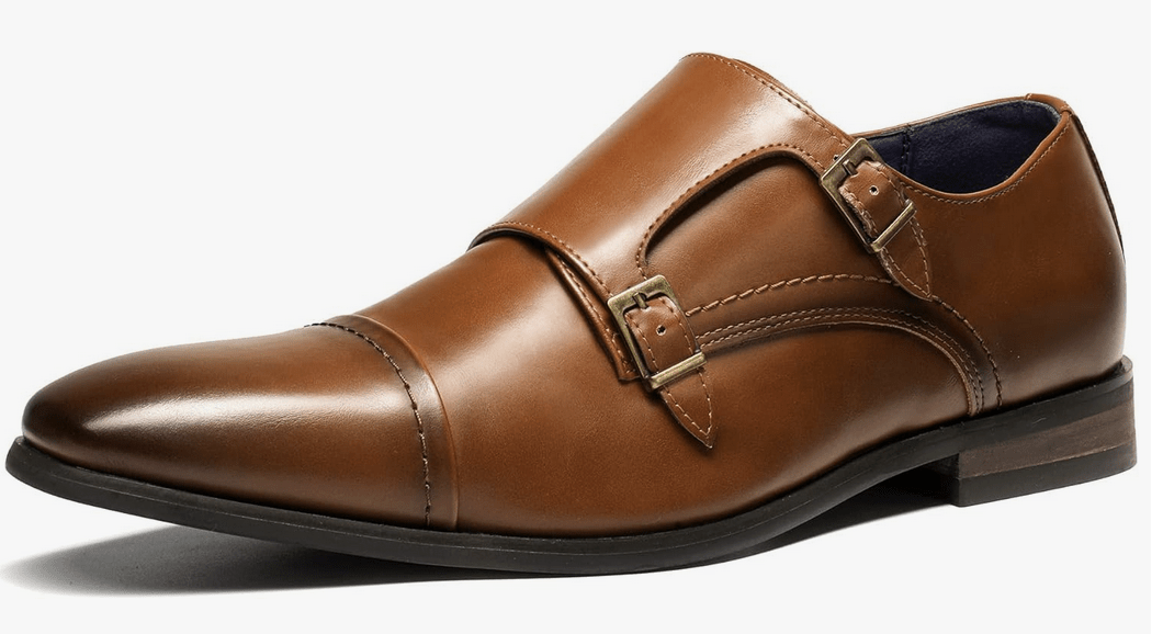 Brown Monk Strap Shoes