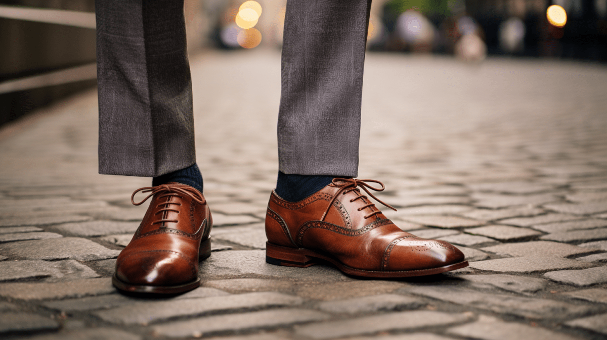 Wear Brown Shoes With Grey Pants