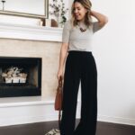 Cozy and Casual Black Wide Leg Pants