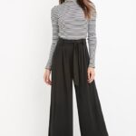 Casual and Cool Denim Wide Leg Pants