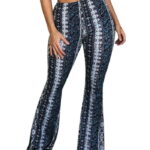 Boho Printed Flared Wide Leg Pants